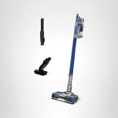 Shark Cordless Vacuum Cleaner with HEPA Filter, Lightweight, Portable, Rechargeable, Powerful Pet Hair Pickup, Removable Handheld, Crevice Tool, Dusting Brush, 50-min Runtime, Blue, IZ363HT 17
