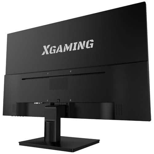 XGaming 27 inch Gaming Monitor, QHD 2560 * 1440p, 144Hz/165Hz 98% sRGB, 1ms, FreeSync, Dual HDMI&DisplayPort, Built-in Speakers and LED Rainbow Light, Frameless IPS Screen, VESA Mountable, Black 8