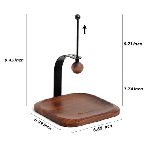 Celestree Napkin Holder for Table, Wood Napkin Holders for Paper Napkins, Cocktail Napkin Holder, Suitable for Kitchen, Restaurant, Bar, Office, Parties, Home Décor, Hotel, Cafe (Walnut Wood) 5