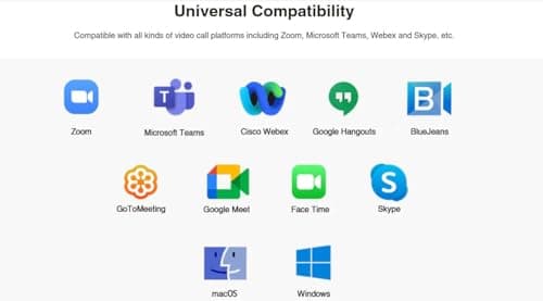 EMEET 1080P Webcam with Microphone, C960 Web Camera, 2 Mics Streaming Webcam, 90°FOV Computer Camera, Plug and Play USB Web Cam for Online Calling/Conferencing, Zoom/Teams/Facetime/YouTube, Laptop/PC 10