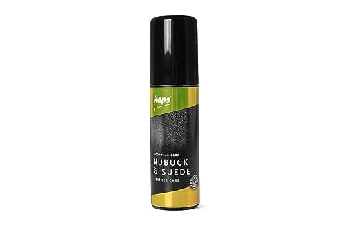 Kaps Suede Conditioner Color Restorer for Black Shoes and Boots, with Sponge Dye Applicator, Nubuck Suede Care (118 - Black) 8