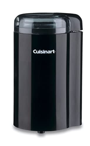 Cuisinart Coffee Grinder, One Touch Control Coffee Bean Grinder with Stainless Steel Bowl and Blades, 2.5 oz/70g Capacity Enough for 12 Cups, On/Off Switch with Safety Interlock, DCG-20BKN, Black