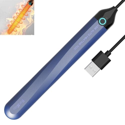 USB Space Heater Pad Stick Automatic Temperature Control 46℃ Heating Uniform Toys Warmer Cable Length 2.3ft (Purple)