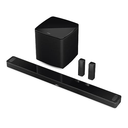 Bose Smart Ultra Dolby Atmos Soundbar, All-in-One Surround Sound System for TV, A.I. Dialogue Mode, Alexa and Google Voice Control, HDMI eARC, Black 6