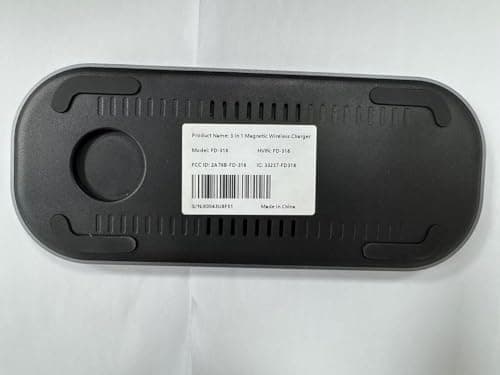 3 in 1 Fast Wireless Charger Stand for iPhone, Foldable Travel Charging Station for Magsafe for iPhone 17/Air/16/15/14/13/12 Series, Apple Watch Serie, AirPods pro/2/3/4, 2025 Christ mas Gifts (Black) 7