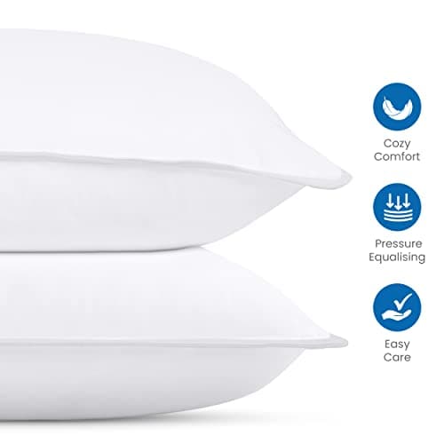 Utopia Bedding Bed Pillows for Sleeping (White), King Size, Set of 2, Hotel Pillow, Cooling Pillows for Side, Back or Stomach Sleepers 7