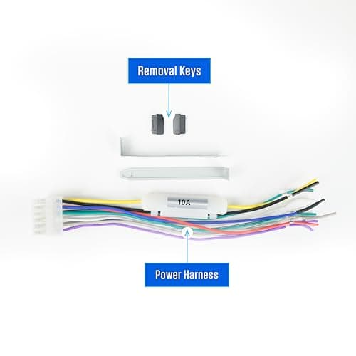 JENSEN MPR210 7 Character LCD Single DIN Car Stereo Radio | Push to Talk Assistant | Bluetooth Hands Free Calling & Music Streaming | AM/FM Radio | USB Playback & Charging | Not a CD 8