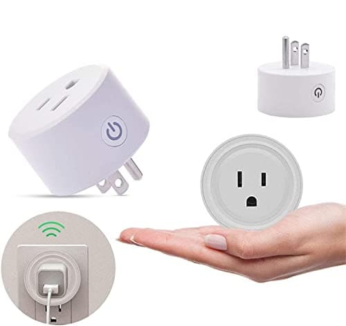 Smart Plug Mini HomeKit, Smart WiFi Outlet Support Apple HomeKit, Alexa and Google Assistant Voice Control Socket with Timer Schedule and Group Control Apple MFi Certified No Hub Required 2 Pack 8