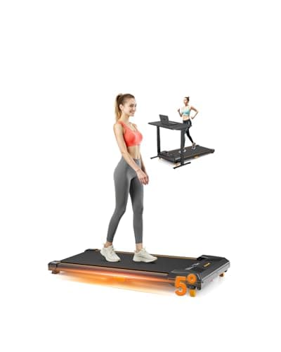 Walking Pad with Incline, BestGod Treadmills for Home 330lbs Capacity Walking Pad Treadmill Portable Under Desk Treadmill, 2.5HP Compact Treadmills Walk Pad Running