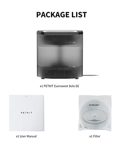 PETKIT New Cat Water Fountain with Wireless Pump, Ultra Quiet 65oz/1.85L Pet Water Fountain for Cats and Dogs Inside, Detachable Design Easy to Clean and Assemble, Filters Included 8