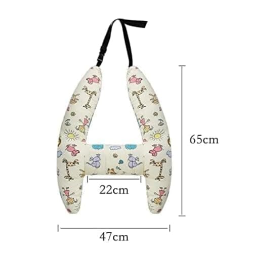 H-Shaped Car Travel Pillow for Kids & Adult-Adjustable Car Seat Pillow, Soft Ergonomic Neck Head Support Sleeping Cushion for Long Distance Travel 6