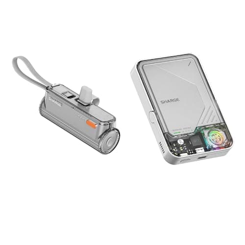 sharge Flow Mini 2 Portable Charger& ICEMAG 2 Magsafe Power Bank Bundle