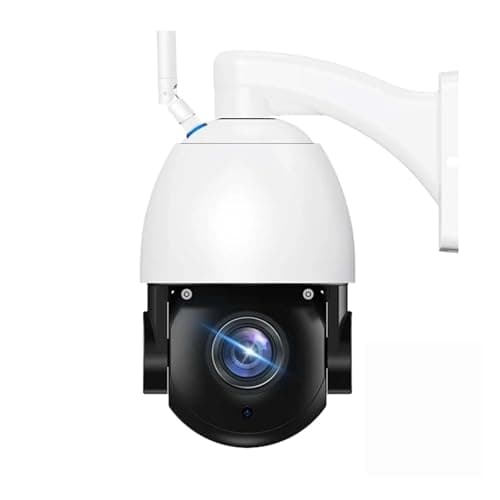 QDVOPHZA 8MP 4K WiFi IP Camera 50X Optical Zoom Outdoor PTZ Metal Security Camera Human Detect 120M Night Vision Video Surveillance CCTV(U/S,8MP NO Card)