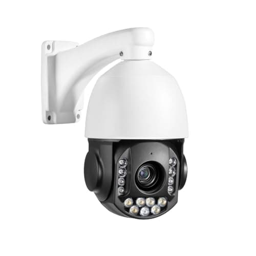 5MP 25X optical 5.3-130mm Auto Tracking outdoor PTZ Camera PoE IP wired Human Vehicle Detect Security Camera with 320ft IR,Floodlight color Night View,2-Way Audio alarm,for NVR, Mobile App,360 Pan