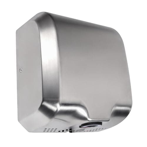 Goetland Stainless Steel Commercial Hand Dryer 1800w Automatic High Speed Heavy Duty Dull Polished