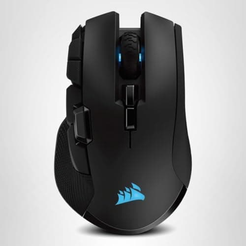 Corsair IRONCLAW RGB Wireless FPS/MOBA Gaming Mouse – 18,000 DPI – 10 Programmable Buttons – Designed for Large Hands – iCUE Compatible – PC, Mac, PS5, PS4, Xbox – Black 10