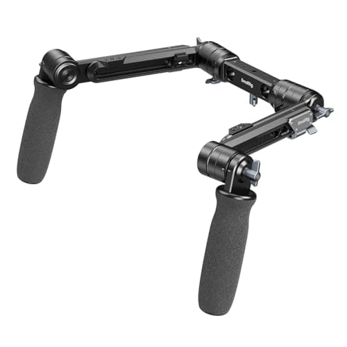 SmallRig Shoulder Rig Dual-Handle for 15mm LWS Rods, One-Tounch Rotation Shoulder Mount Rigs Support for Camera - 5205