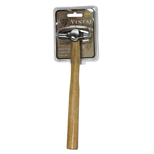 The Beadsmith Vintaj Ball Pein Hammer, 9.5 Inches, 61-Millimeter Steel Head and Wood Handle, 4-Ounce Jewelry-Making Tool 6