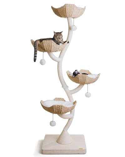 MAU 73" Tall Modern Cat Tree Scratching Tower for Large Cats, Scratching Post Condo, Cat Tower for Multiple Cats, Luxury Cat Gifts by Mau Lifestyle