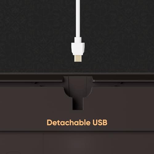 Akko Wireless Gaming Keyboard The Lord of Mysteries 5108B Plus Hot-Swappable Tri-Mode Mechanical Keyboard RGB Backlight, Piano Pre Lubed Switch 7