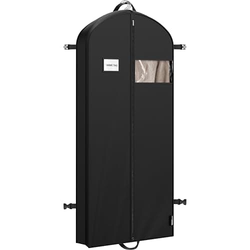 Simple Houseware 60'' Travel Garment Bag for Suits, Dresses, Coats, Tuxedos, Heavy Duty 300D Polyester