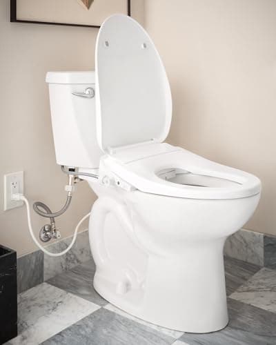 Moen Moen White 2-Series Standard Non-Electronic Bidet Seat for Elongated Seats, EB500-E 8
