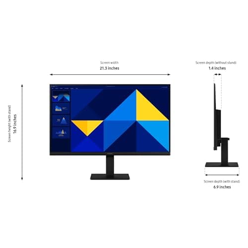 Samsung 24" (S30GD) Essential Monitor with IPS Panel and Tilt Only Stand, 100Hz Refresh Rate, Ergonomic Design, Advanced Eye Care, Game Mode, LS24D304GANXZA 7