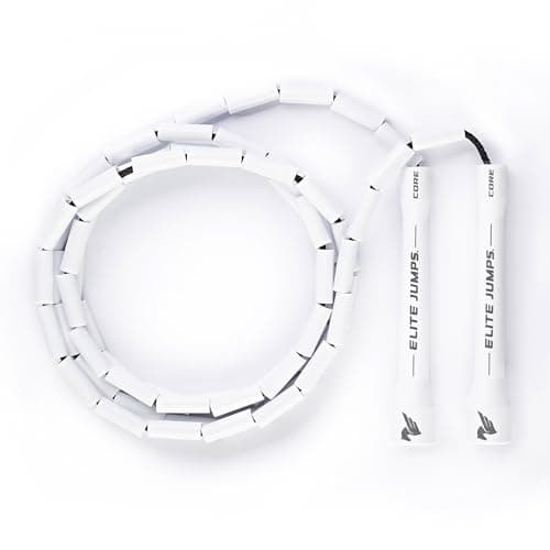 Elite Jumps | Adjustable Jump Ropes for Fitness with Unbreakable Handles and Shatterproof Beads | Crossover Jump Rope for Your Exercise Equipment | Segmented Jump Rope