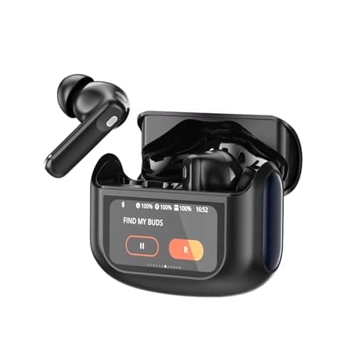 Thunelec Wireless Earbuds, Bluetooth 5.4 Earbuds with Multifunctional Touch Screen,