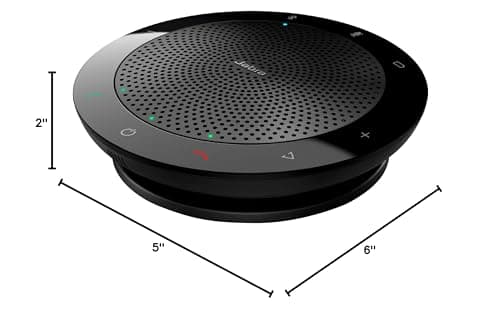 Jabra Speak 510 UC Wireless Bluetooth Speakerphone – Outstanding Sound Quality, Portable Conference Speaker for Holding Meetings Anywhere - Certified for Zoom & Google Meet 6