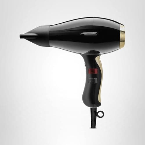 Elchim 3900 Healthy Ionic Ceramic Professional Hair Dryer with Powerful Airflow and Low EMF Technology - Black & Gold 8