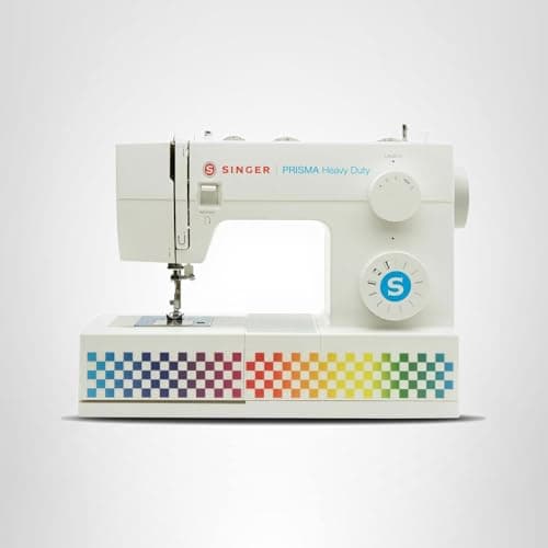 SINGER PRISMA Heavy Duty Sewing Machine With Accessory Kit | Bold Color Design, 50% More Power, 69 Stitch Applications, Full Metal Frame, High Speed, Quick Threading & Free Arm 12