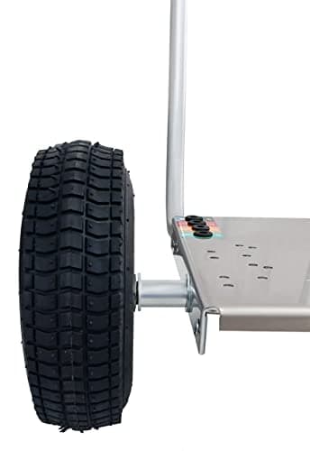 Ultimate Washer Professional Pressure Washer Cart Frame with Wheels and Push Handle (10 x 15, Silver) 6