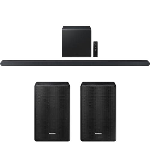 Samsung HW-S800D Ultra-Slim 3.1.2ch Wireless Dolby Atmos Soundbar with Q-Symphony (2024) Bundle with SWA-9500S Wireless Rear Speaker Kit