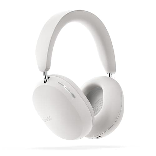 Sonos Ace | Noise Cancelling Wireless Over-Ear Headphones with Bluetooth, 30-Hour Battery Life, Spatial Audio, Dolby Atmos, Dynamic Head Tracking - White