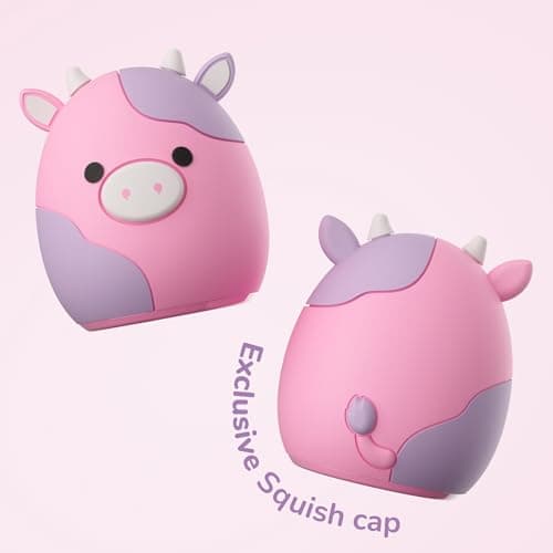 ORDO Squishmallows Electric Toothbrush, Sonic Toothbrushes for Kids, Rechargeable, 3 Brushing Modes, Over 5 Weeks Battery Life Extra Brush Head Included, Gift for Kids Aged 4 Years and Up, Patty 6