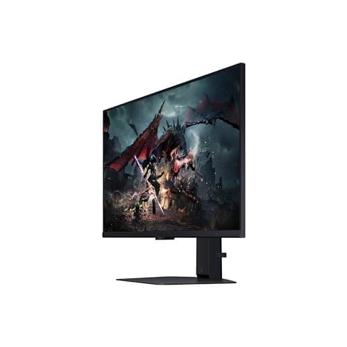 SAMSUNG 27-Inch Odyssey G50D Series QHD Fast IPS G-Sync Compatible Gaming Monitor, 1ms, VESA DisplayHDR 400, 180Hz, AMD FreeSync, Adjustable Stand, Eye Saver Mode, LS27DG500ENXZA 10