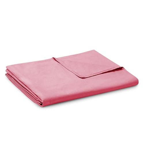 YnM Cotton Duvet Cover for Weighted Blankets (Bradied Apricot, 48''x72'')