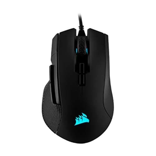 Corsair IRONCLAW RGB Wired FPS/MOBA Gaming Mouse – 18,000 DPI – 7 Programmable Buttons – Designed for Large Hands – iCUE Compatible – PC, Mac, PS5, PS4, Xbox – Black