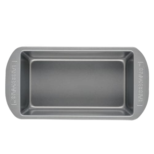 Farberware Nonstick Bakeware 9-Inch x 5-Inch Loaf Pan, Gray 9