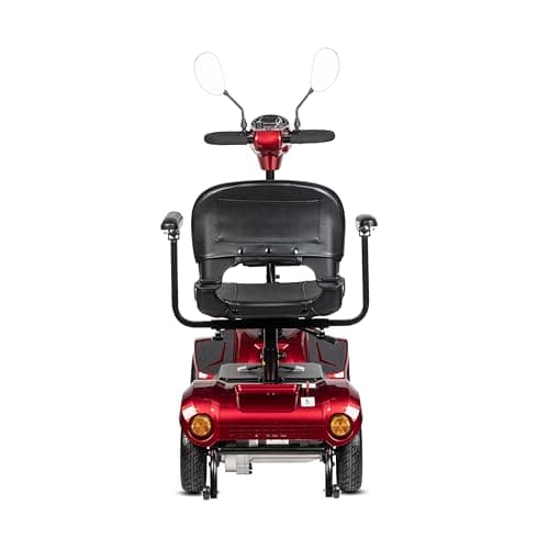 4 Wheel Mobility Scooter for Adults - 12V 12AH Battery Powered 12.4 Miles Range-330 lbs Weight Capacity Support Safety for Seniors-Rearview Mirrors Included 9