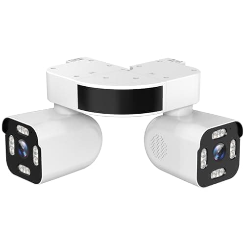 Dual Lens Outdoor Cameras 2.5K/5MP House Cameras Wired Plug-in | Wireless WiFi Camera with Audio and Video,PTZ,Auto Tracking,7/24 Recording,Color Night Vision,Cloud & SD Card Storage. 8