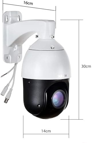 SUNBA Outdoor PTZ Analog Camera, 22X Optical Zoom, 960H CCTV Security Dome Camera, up to 328ft Night Vision with RS485 Control (405-22X) 6