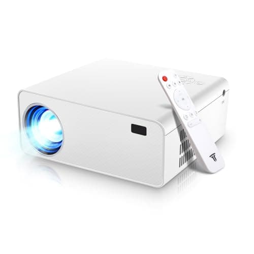 Mini Projector With Wifi and Bluetooth 1080P Full HD Projector, ZDK 2025 New 12000L 4K Support Outdoor Projector for Phone Movie Projector for Home Theater, Compatible with HDMI, VGA, USB, Laptop