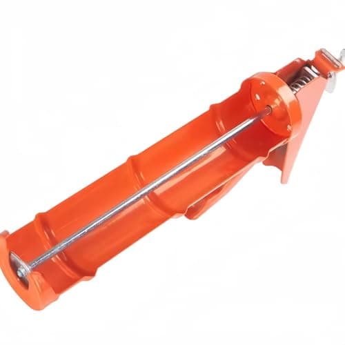 Caulking Silicone Gun with 10:1 Thrust Ratio, No Drip Performance Hand Caulk Gun with Comfort Grip, Ideal for Acrylic, Latex and Silicone Caulk in Improvement Projects like Tiles, Window Joints 5