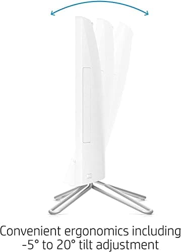 HP 2022 All-in-One Desktop, 21.5" FHD Display, Intel Celeron J4025 Processor, 16GB RAM, 512GB PCIe SSD, Webcam, HDMI, RJ-45, Wired Keyboard&Mouse, WiFi, Windows 11 Home, White 5