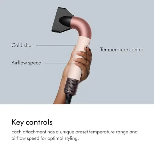 Dyson Supersonic r™ Hair Dryer in Ceramic Pink and Rose Gold 9