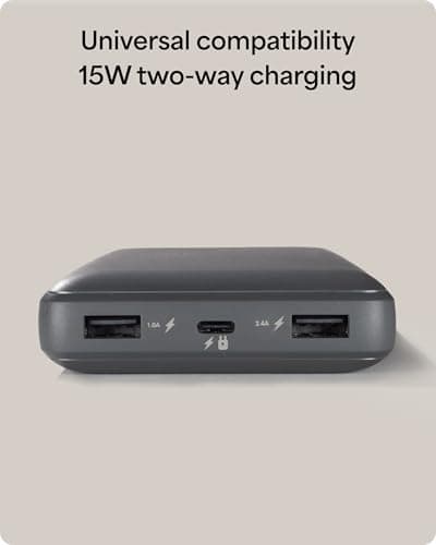 Mophie Powerstation Slim 20,000mAh Power Bank | Thin Extended Power | 15W, Multi-Device 6