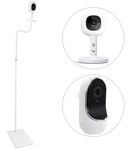 67" Adjustable Height Baby Monitor Floor Stand Holder for Nanit Pro Smart Monitor & Flex Stand,Owlet Cam/Cam 2 /Owlet Duo 2, Baby Monitor,Also Cameras with 1/4 Thread Connection