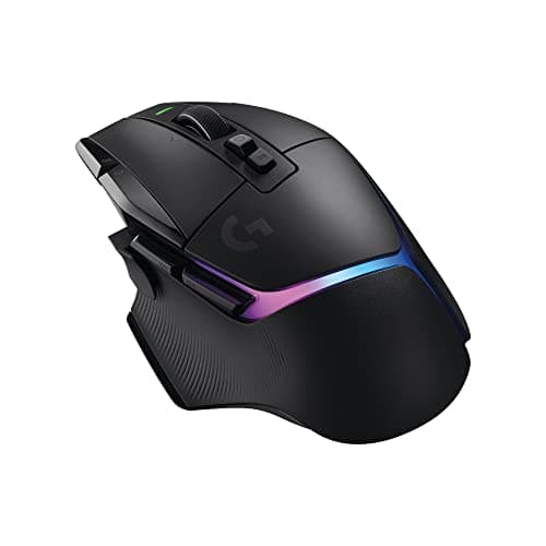 Logitech G502 X Plus Lightspeed Wireless Optical Mouse with LIGHTFORCE Hybrid switches, LIGHTSYNC RGB, Hero 25K Gaming Sensor, Compatible with PC - macOS/Windows - Black (Renewed)
